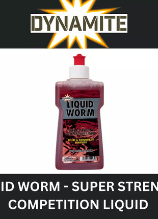 DYNAMITE LIQUID WORM - LIQUID PELLET & GROUNDBAIT ENHANCER