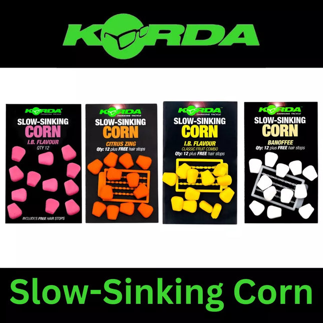 KORDA Fake Corn Slow Sinking ALL COLOURS