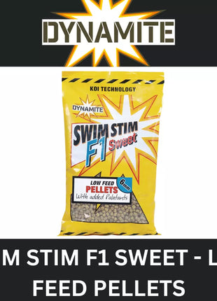 DYNAMITE SWIM STIM F1 SWEET LOW FEED PELLETS 2mm / 4mm / 6mm / 8mm