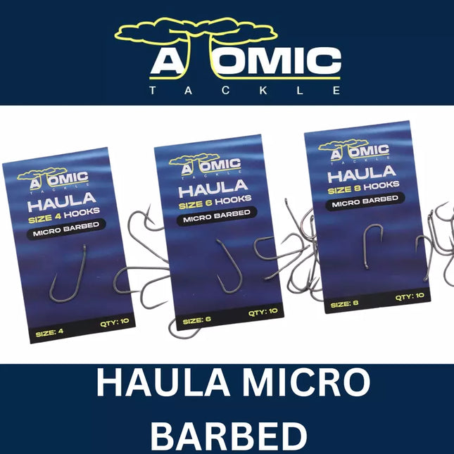 Atomic Tackle Haula Micro Barbed Size 6, 4, 8