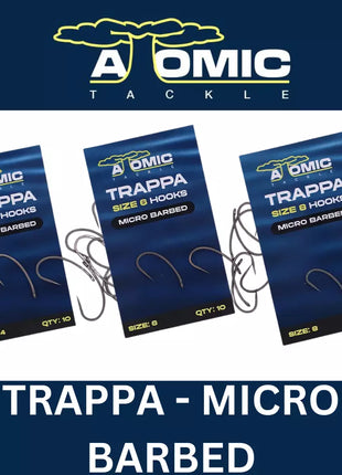 Atomic Tackle Trappa Micro Barbed Size 4, 6 & 8