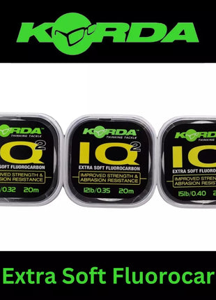 KORDA IQ2 Extra Soft Fluorocarbon - ALL SIZES
