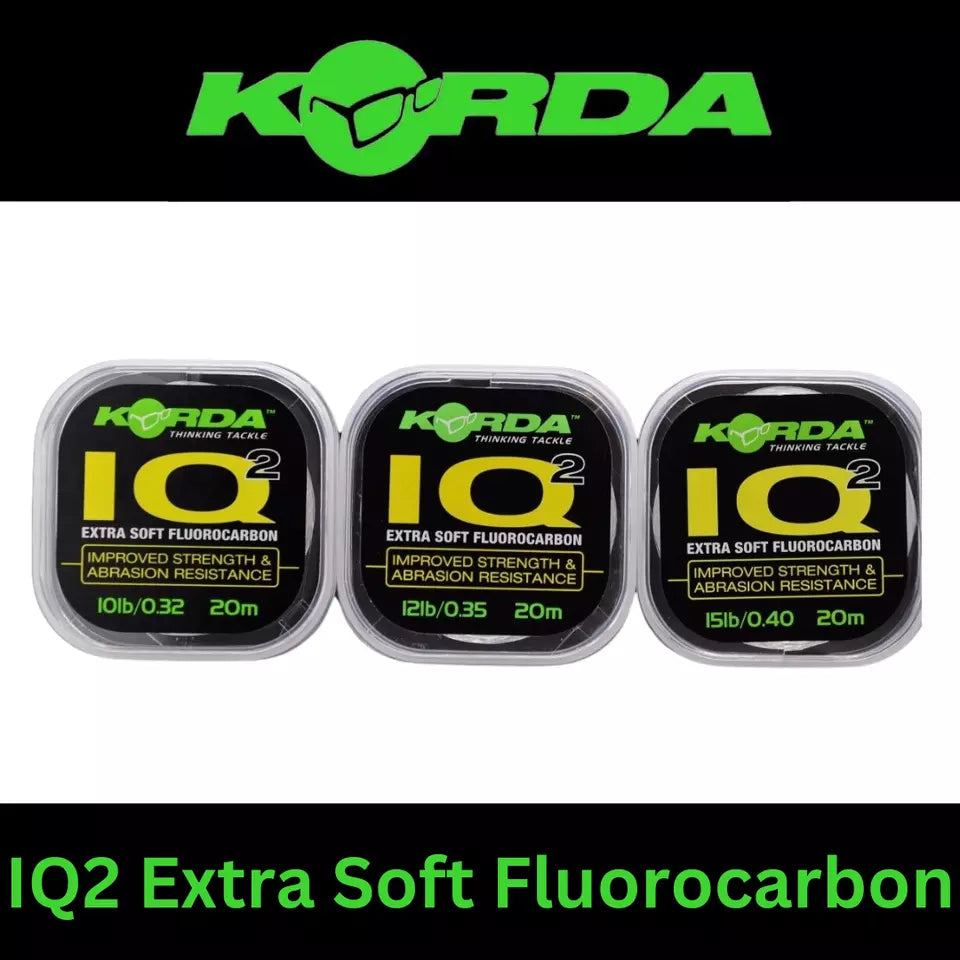 KORDA IQ2 Extra Soft Fluorocarbon - ALL SIZES