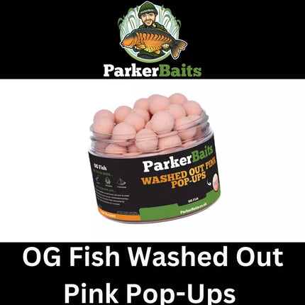 Parker Baits OG Fish Washed Out Pink Pop-Ups 12mm & 15mm