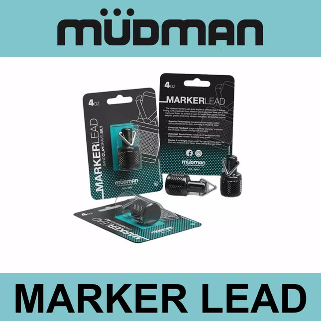 MUDMAN MARKER LEAD SAND CLAY GRAVEL SILT 4oz