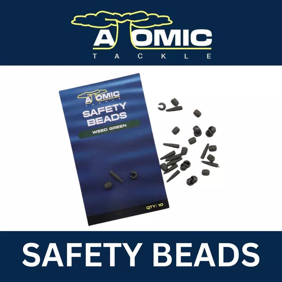 Atomic Tackle Safety Beads Weed Green