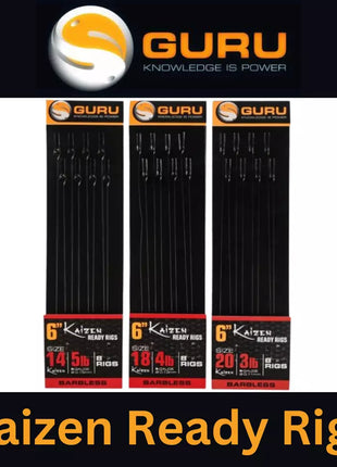 GURU Kaizen Ready Rigs BARBLESS 6’’