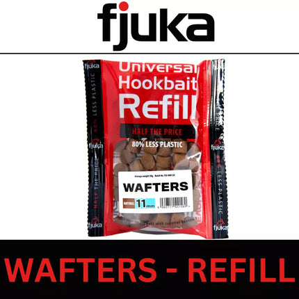 FJUKA WAFTERS NATURAL UNIVERSAL HOOKBAIT REFILL 6mm / 8mm / 11mm