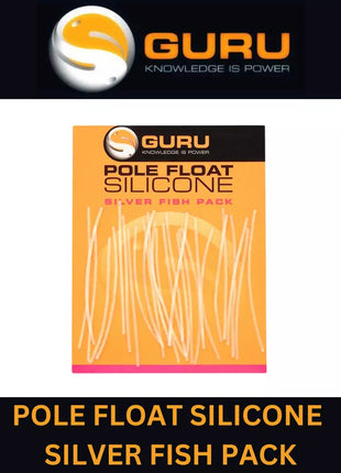 GURU POLE FLOAT SILICONE SILVER FISH PACK