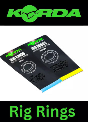 KORDA RIG RINGS Non Reflective Small & Medium