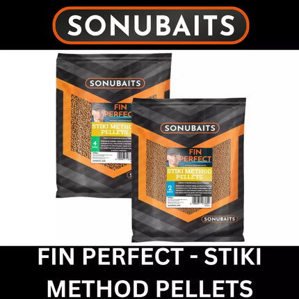 SONUBAITS FIN PERFECT STIKI METHOD PELLETS 2mm / 4mm 650g