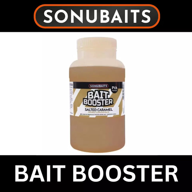 SONUBAITS BAIT BOOSTER SALTED CARAMEL DOUBLE CONCENTRATE 600g