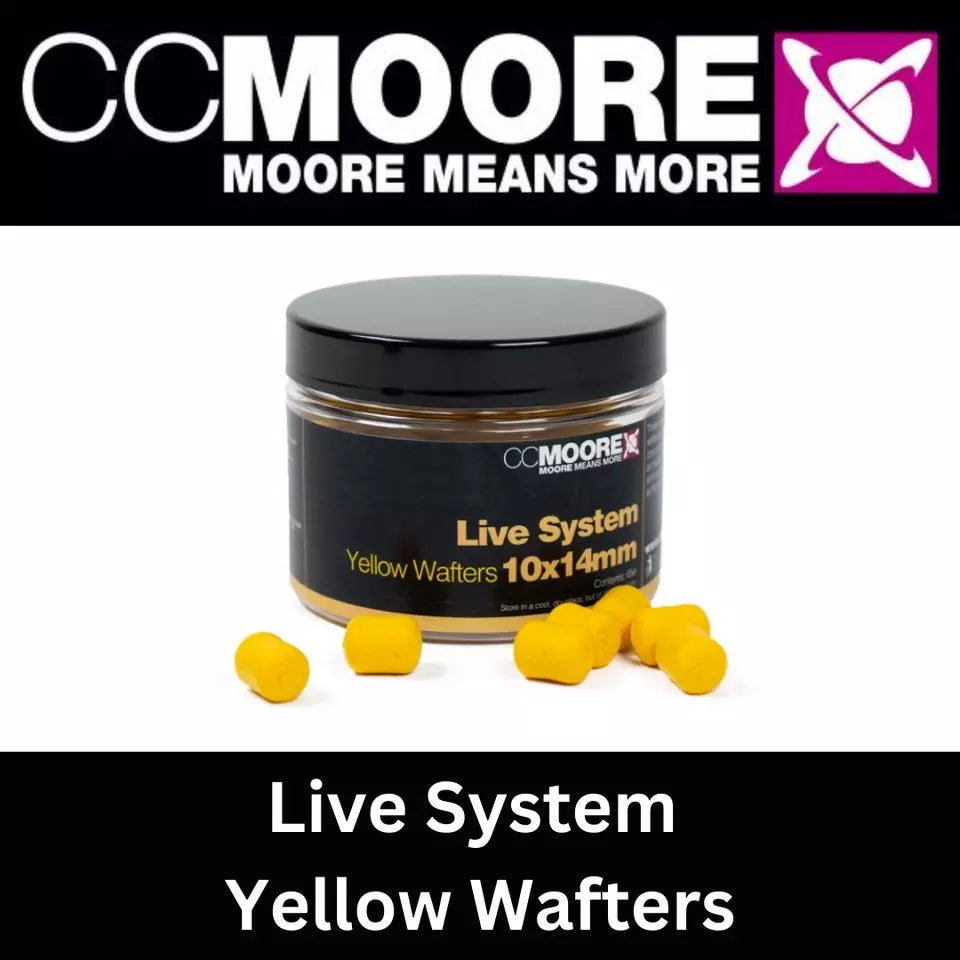 CCMOORE Live System 10x14mm Yellow Wafters