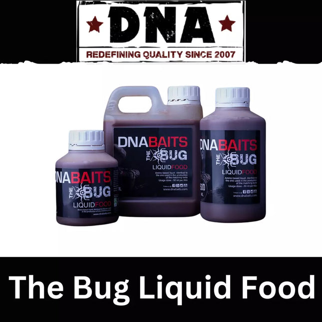 DNA BAITS The Bug Liquid Food - 250ml - 500ml & 1L