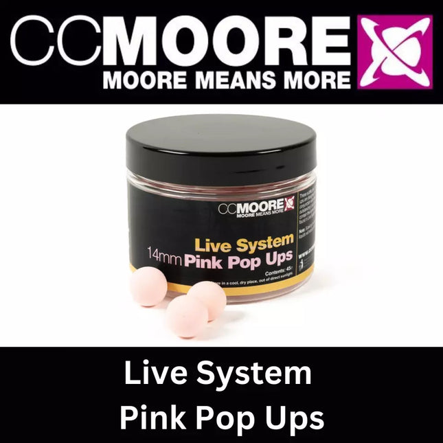 CCMOORE Live System 13-14mm Pink Pop Ups