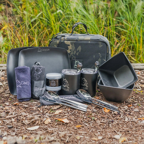 CarpLife Eclipse Camo Luxury Dinner Set 2 People