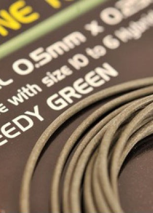 Korda Weed Green Silicone Tubing (0.7mm x 0.3mm) by Billing Tackle
