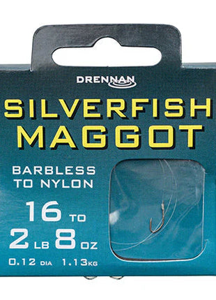 Drennan Silverfish Maggot Barbless to Nylon by Billing Tackle
