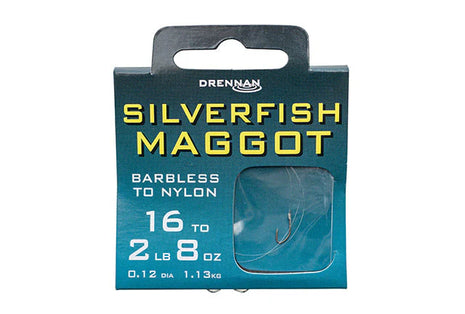 Drennan Silverfish Maggot Barbless to Nylon by Billing Tackle