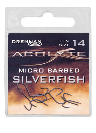 Drennan Acolyte Fluorocarbon Silverfish Micro Barbed by Billing Tackle