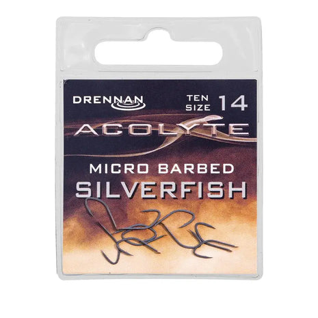 Drennan Acolyte Fluorocarbon Silverfish Micro Barbed by Billing Tackle