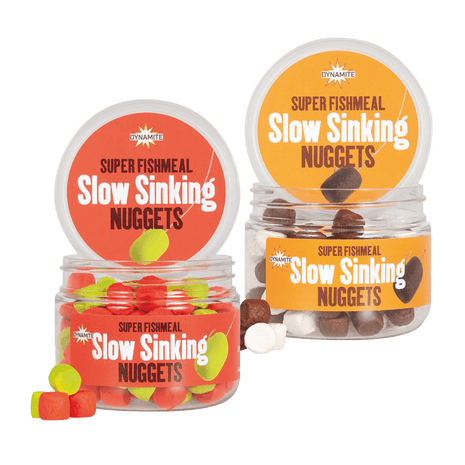 Dynamite Super Fishmeal Slow Sinking Nuggets (8mm) by Billing Tackle