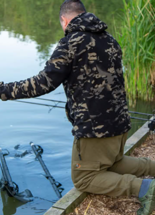 Speero Fleece Hoodie Gen 2 Black Camo by Billing Tackle