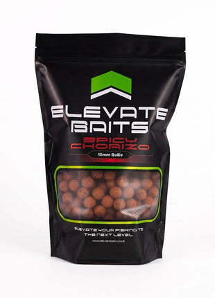 Elevate Baits Spicy Chorizo Boilies 5kg by Billing Tackle