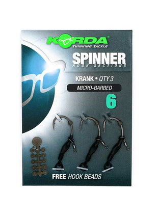 Korda Krank Spinner Hook Sections by Billing Tackle