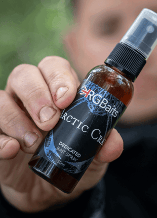RG Baits Arctic Crab Dedicated Bait Spray by Billing Tackle