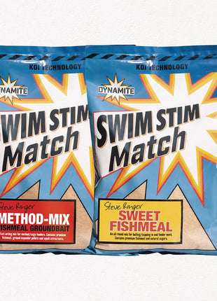 Dynamite Swim Stim Match Fishmeal Groundbaits by Billing Tackle