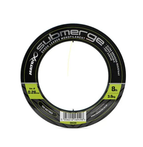 Matrix Submerge Shock Leader Monofilament (100m) by Billing Tackle