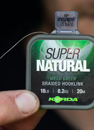 Korda Super Natural Braided Hooklink (20m) by Billing Tackle