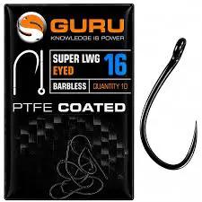 Guru Super LWG Eyed Barbless PTFE Coated | ALL SIZES by Billing Tackle