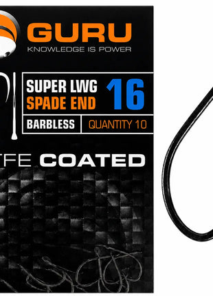 Guru Super LWG Spade End Barbless PTFE Coated | ALL SIZES by Billing Tackle
