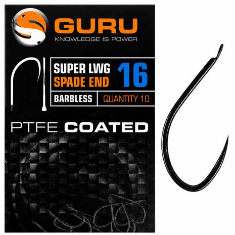 Guru Super LWG Spade End Barbless PTFE Coated | ALL SIZES by Billing Tackle