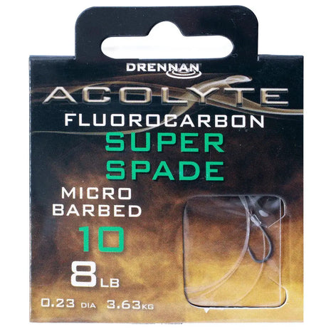 Drennan Acolyte Fluorocarbon Super Spade Micro Barbed by Billing Tackle