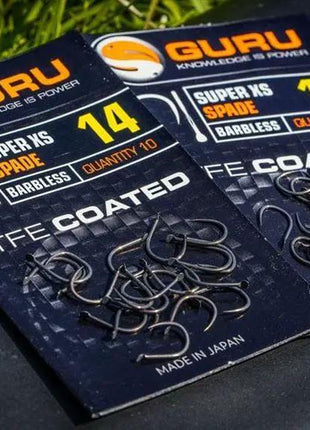 Guru Super XS Eyed Barbless PTFE Coated | ALL SIZES by Billing Tackle