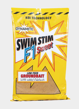 Dynamite F1 Sweet Swim Stim Low Feed Groundbait by Billing Tackle