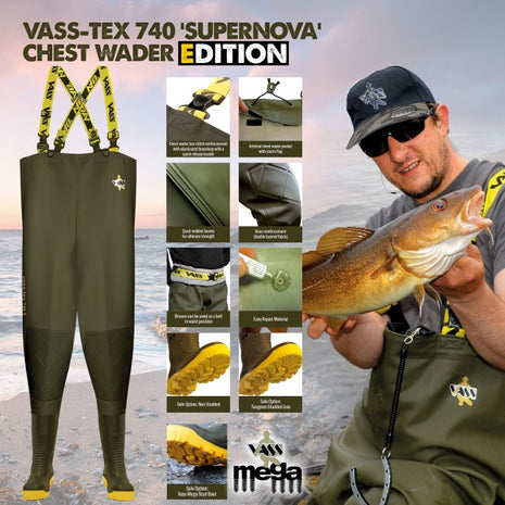 Vass-Tex 740E Supernova Chest Wader