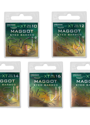 Drennan Specialist XT Maggot Eyed Barbed by Billing Tackle